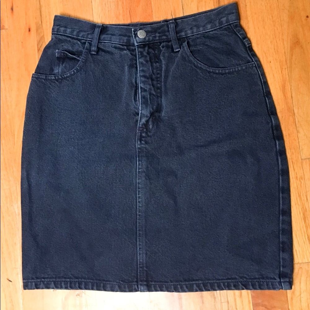 80’s Vintage Guess Denim Navy Skirt